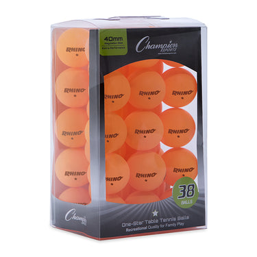 1-Star Table Tennis Balls, 38